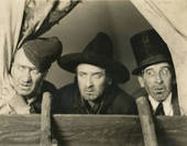 3 Bad Men (I tre birbanti, US 1926) di John Ford. Da sx: J. Farrell MacDonald, Tom Santschi, Frank Campeau. Credit: Wisconsin Center for Film and Theater Research