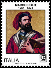 Il francobollo che celebra Marco Polo nel 700°
