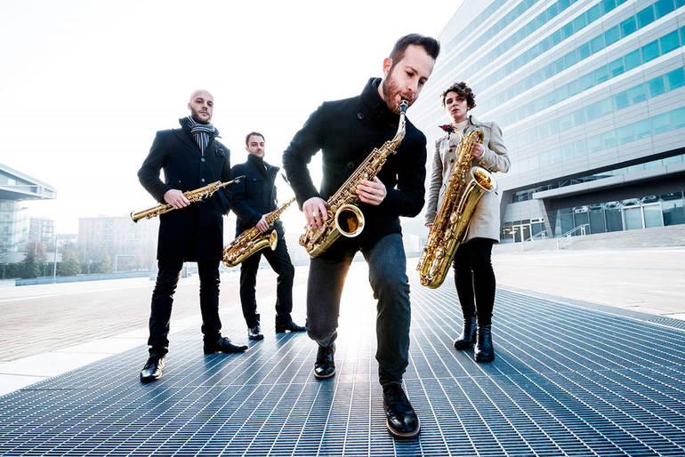 Milano Saxophone Quartet in concerto a Valinis e al Rifugio Pordenone