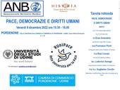 "Pace, democrazie e diritti umani" il convegno a Pordenone