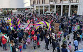 Pordenone. tutti alla festa in piazza di martedì grasso