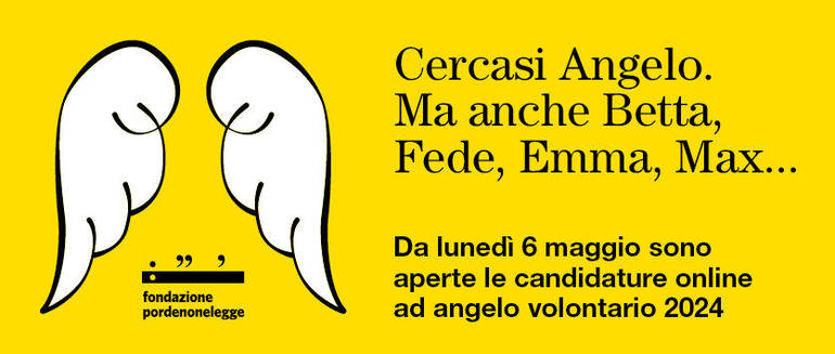 Pordenonelegge: dal 6 maggio cercasi Angeli per il festival 