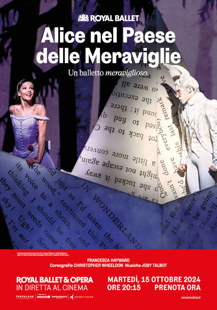 Udine e Pordenone, il 15 e 16 ottobre: Alice nel paese delle meraviglie. Il grande balletto al cinema