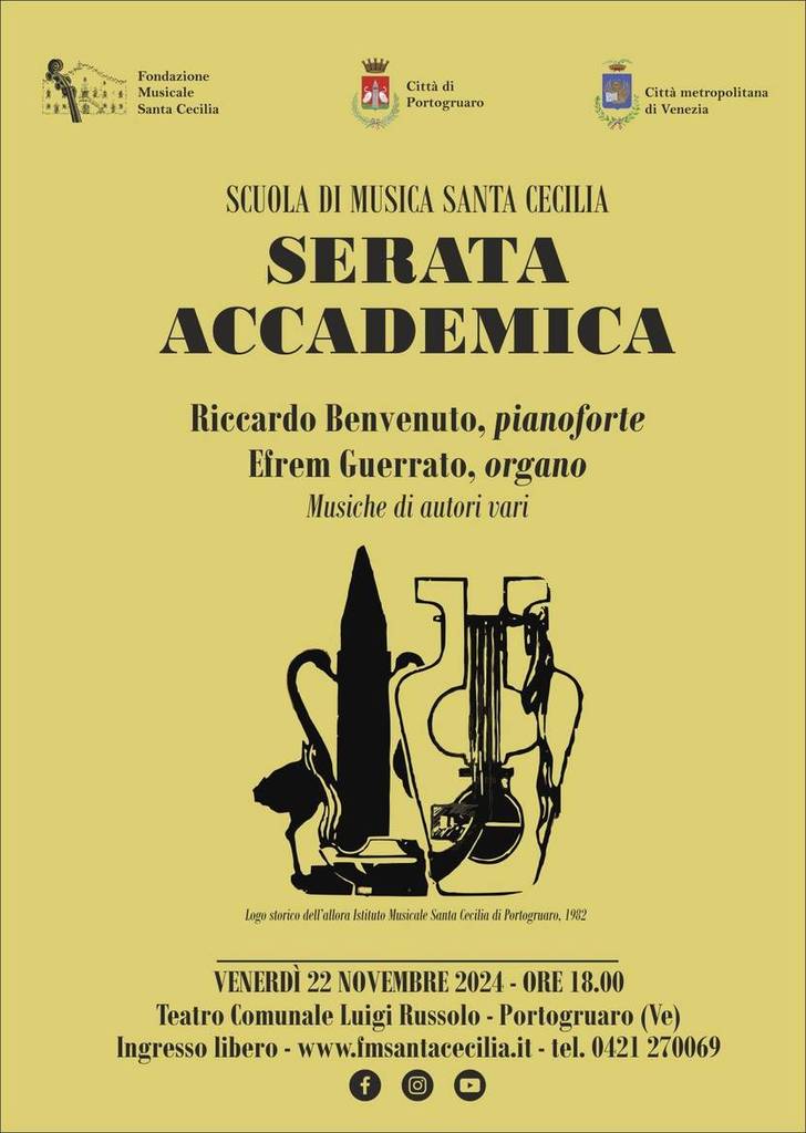 Serata Accademica della scuola di musica Santa Cecilia di Portogruaro