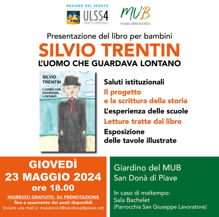 Ussl4: giovedì 23 presentazione del libro “Silvio Trentin, l’uomo che guardava lontano”