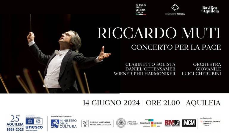 Aquileia: il 14 giugno concerto per la pace con il maestro Muti
