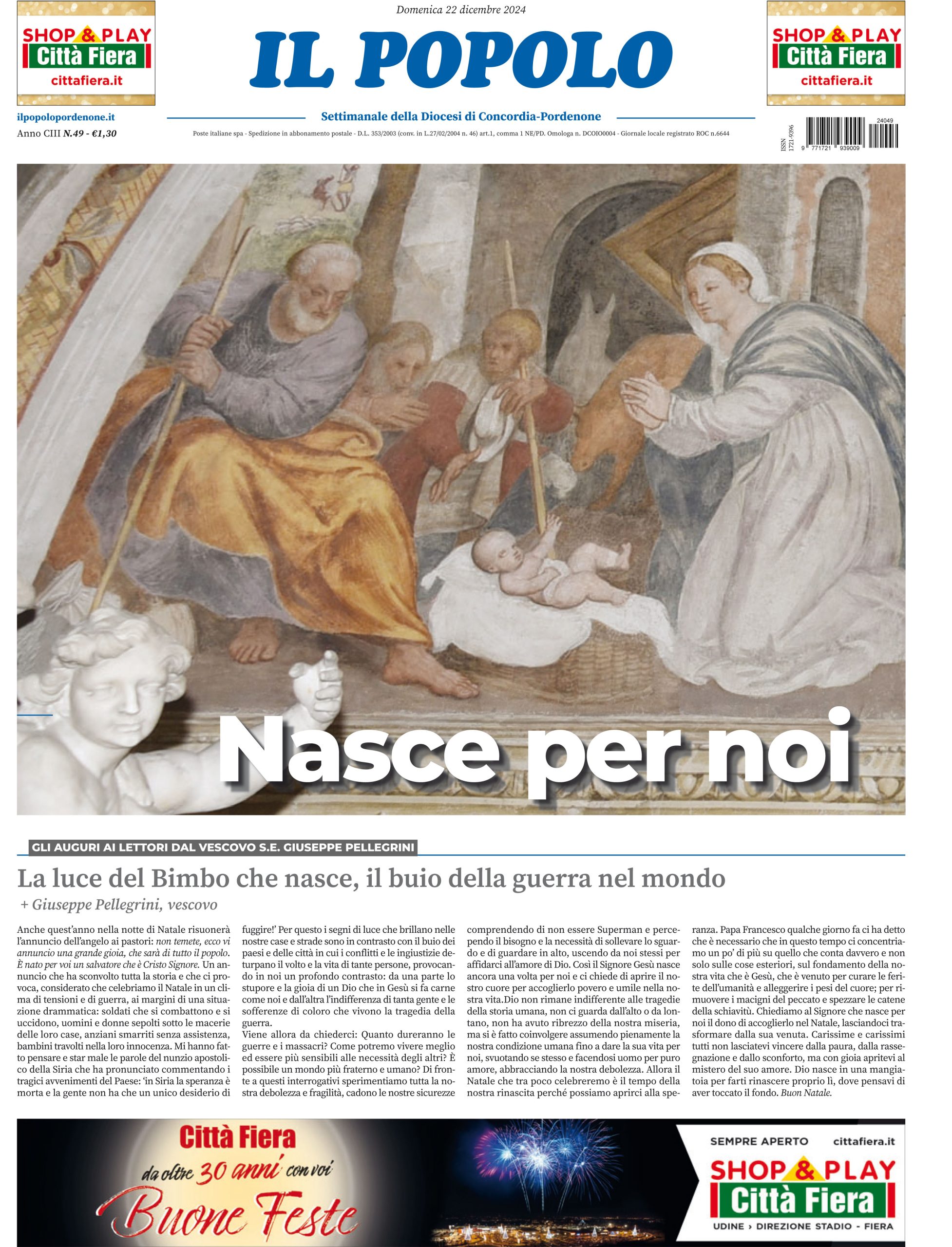 Il Popolo 2024 49 Domenica 22 Dicembre 2024 Il Popolo Di Pordenone